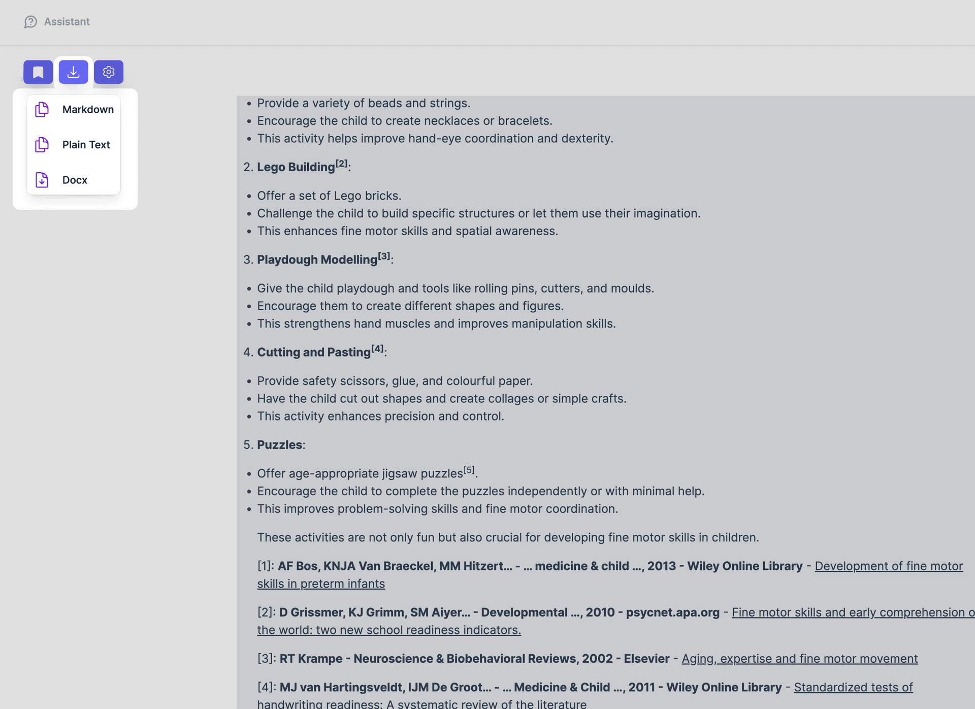 download conversation