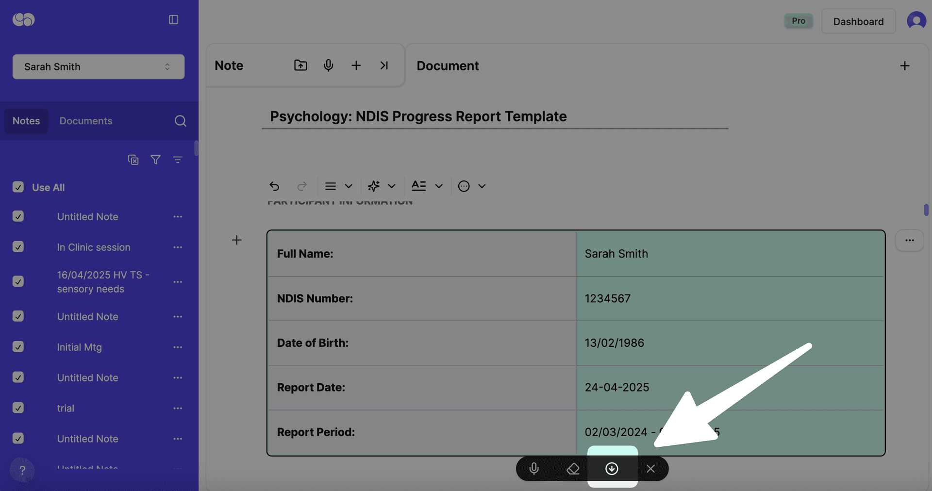 export-doc-for-template