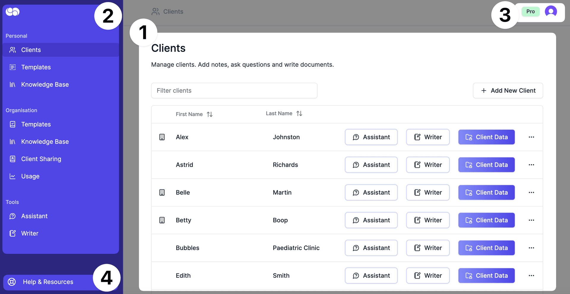 navigating dashboard