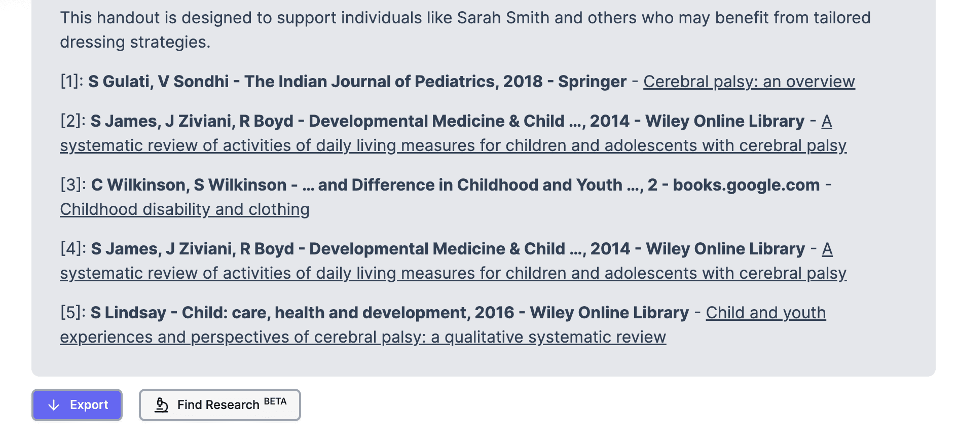  research results in assistant