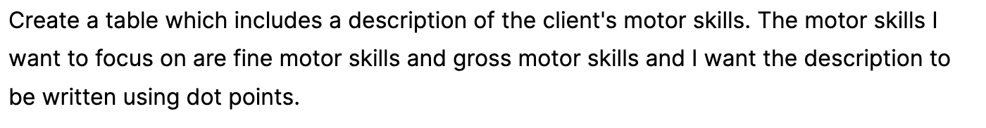 instruction example one